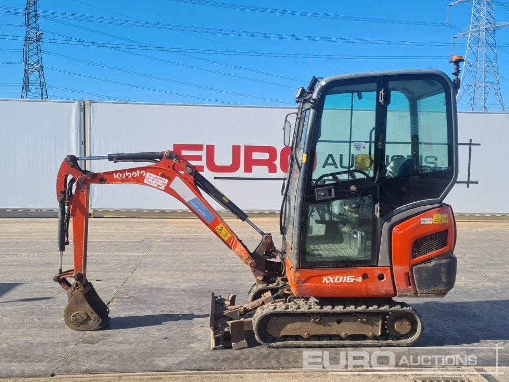 2016 Kubota KX016-4 - Minikotró: 2 kép. 2016 Kubota KX016-4 - Minikotró: 2 kép.