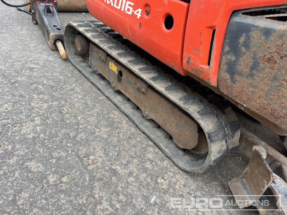 Minikotró 2016 Kubota KX016-4: 6 kép.