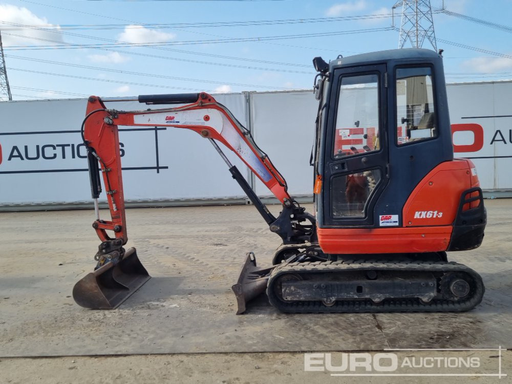 2016 Kubota KX61-3 - Minikotró: 2 kép. 2016 Kubota KX61-3 - Minikotró: 2 kép.