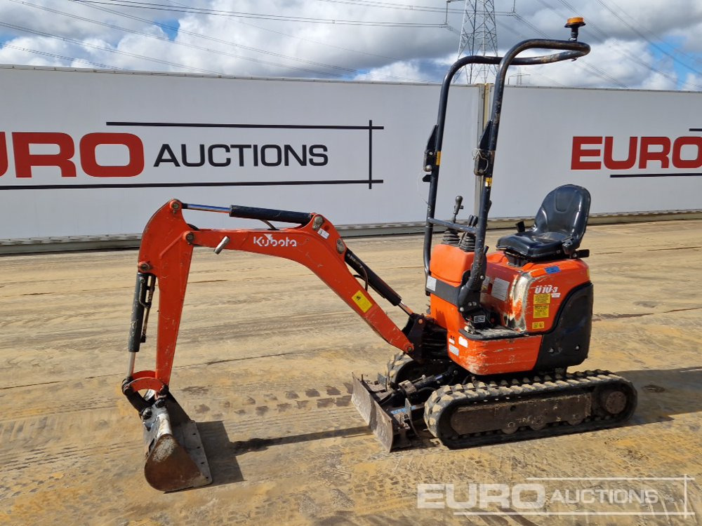 2016 Kubota U10-3 - Minikotró: 1 kép. 2016 Kubota U10-3 - Minikotró: 1 kép.