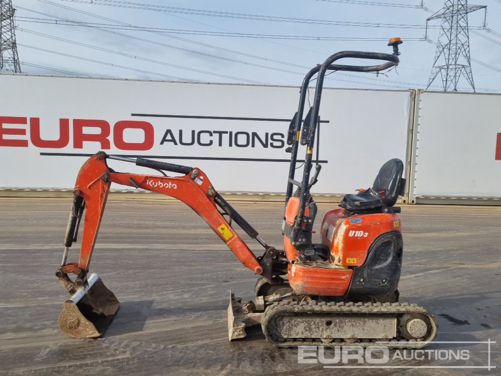 2016 Kubota U10-3 - Minikotró: 2 kép. 2016 Kubota U10-3 - Minikotró: 2 kép.