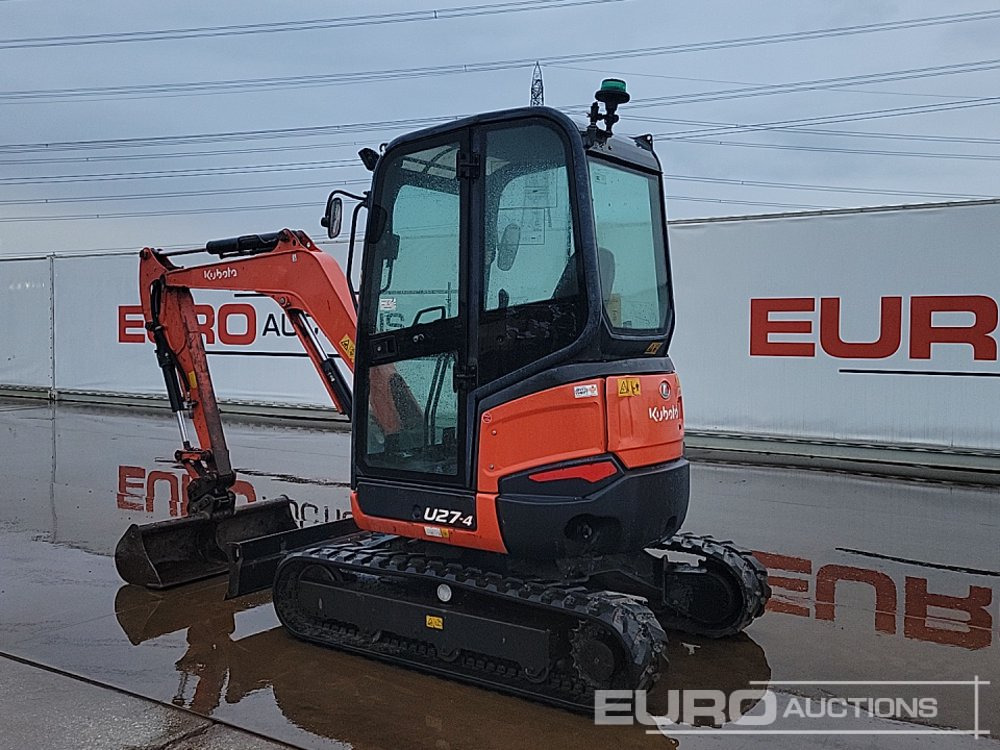 2016 Kubota U27-4 - Minikotró: 3 kép. 2016 Kubota U27-4 - Minikotró: 3 kép.