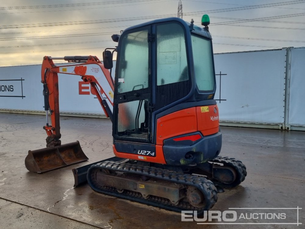 2016 Kubota U27-4 - Minikotró: 3 kép. 2016 Kubota U27-4 - Minikotró: 3 kép.