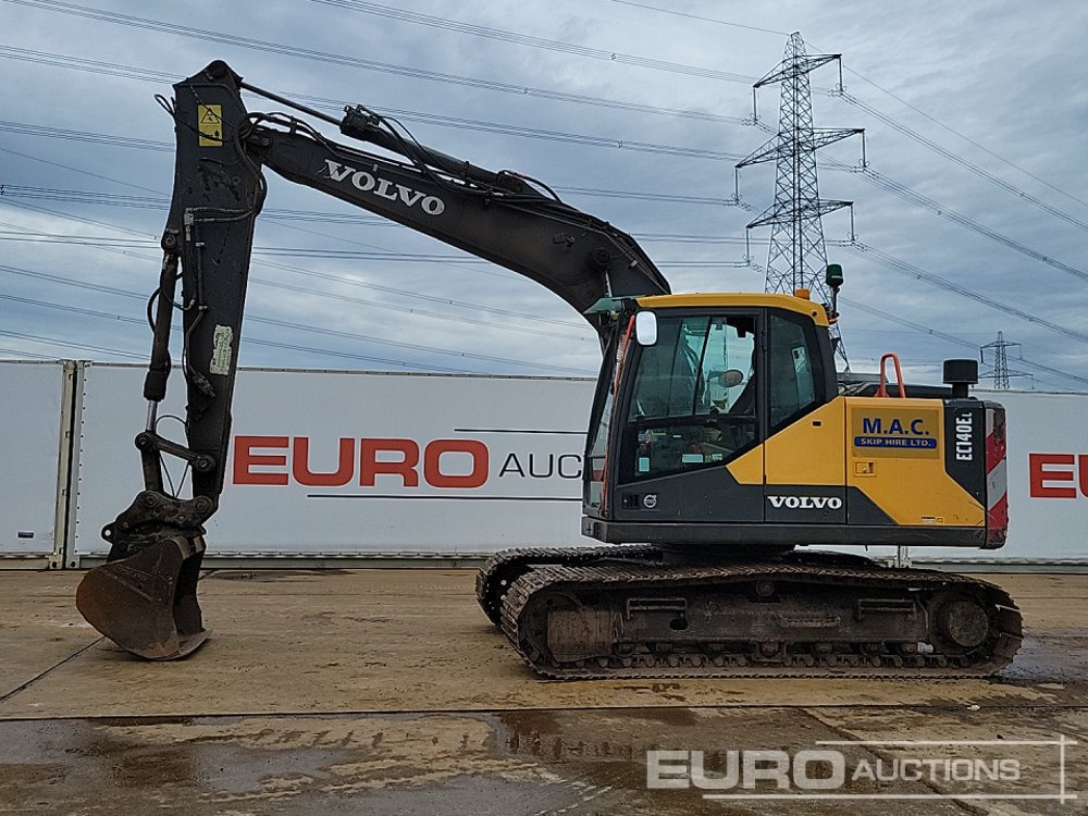 2016 Volvo EC140EL - Lánctalpas kotró: 2 kép. 2016 Volvo EC140EL - Lánctalpas kotró: 2 kép.