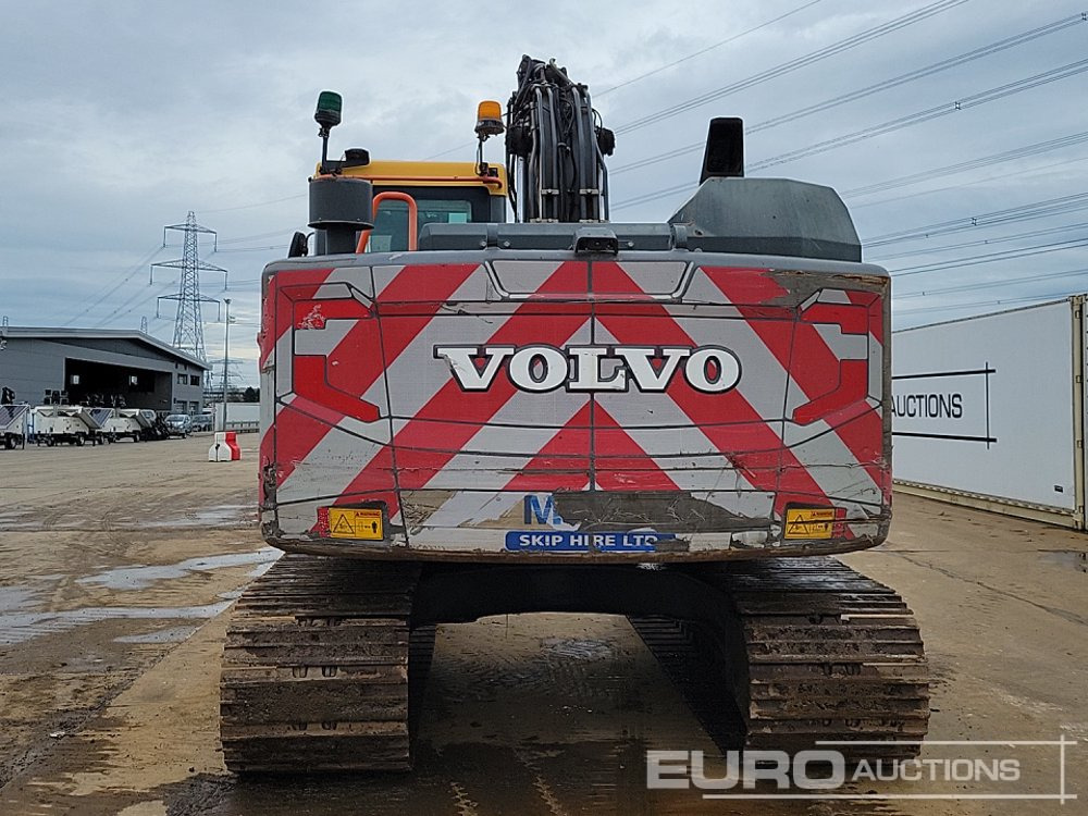 2016 Volvo EC140EL - Lánctalpas kotró: 4 kép. 2016 Volvo EC140EL - Lánctalpas kotró: 4 kép.