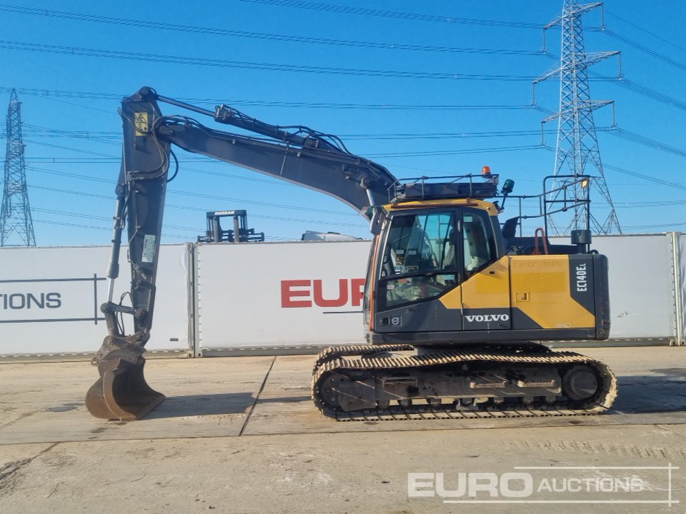 2016 Volvo EC140EL - Lánctalpas kotró: 2 kép. 2016 Volvo EC140EL - Lánctalpas kotró: 2 kép.