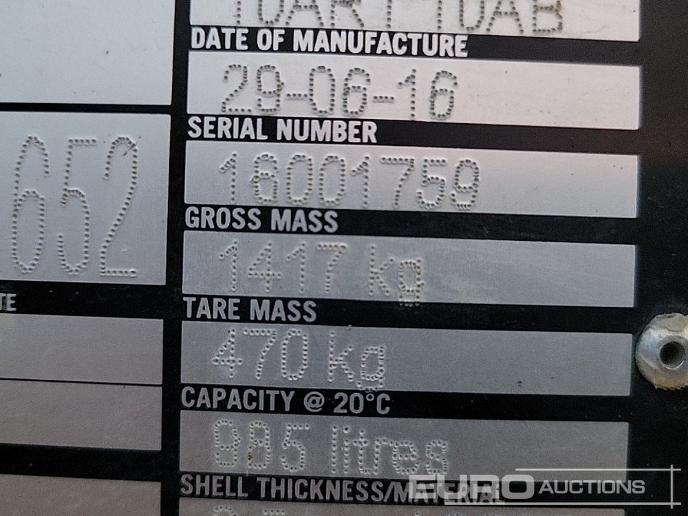 Tároló tartály 2016 Western Global 985 LITRE: 23 kép. Tároló tartály 2016 Western Global 985 LITRE: 23 kép.