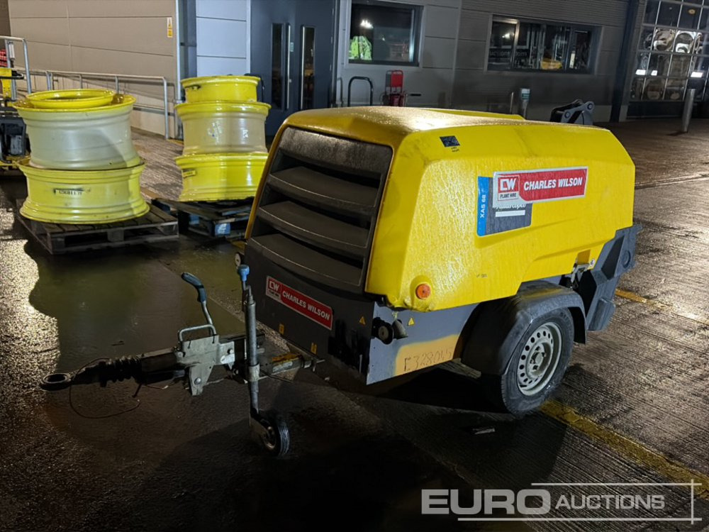 2017 Atlas Copco XAS68 130CFM - Légkompresszor: 1 kép. 2017 Atlas Copco XAS68 130CFM - Légkompresszor: 1 kép.