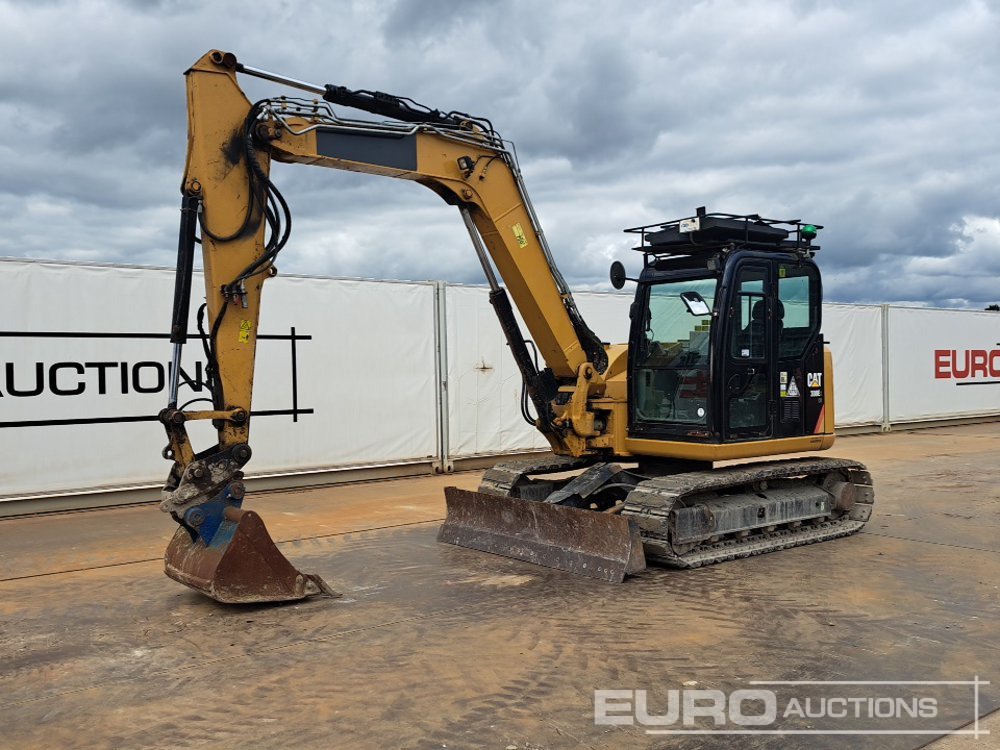 2017 CAT 308E2CR - Minikotró: 1 kép. 2017 CAT 308E2CR - Minikotró: 1 kép.