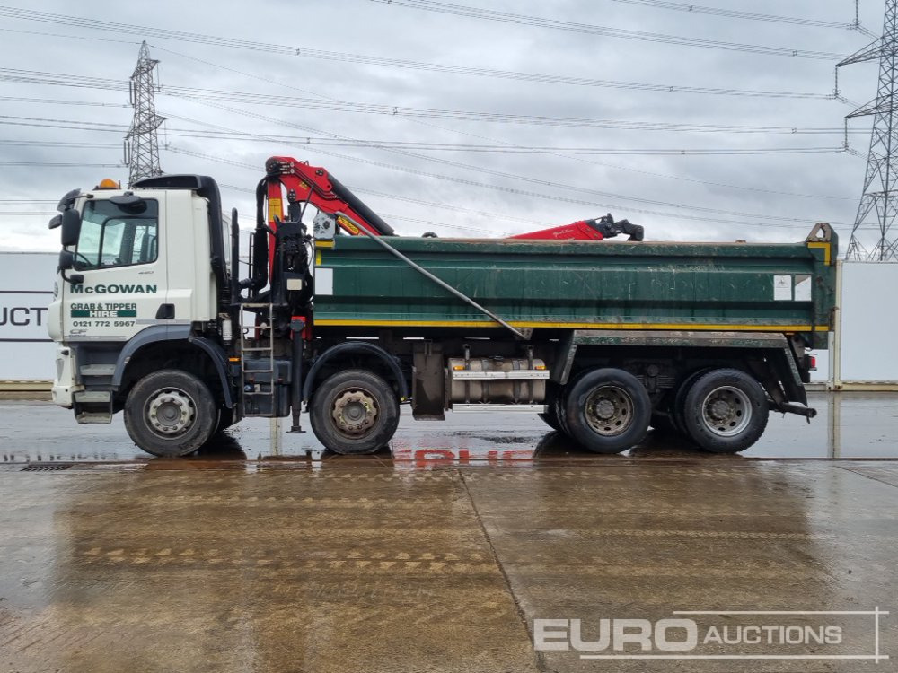 2017 DAF CF440 - Billenőplatós teherautó, Darus autó: 2 kép. 2017 DAF CF440 - Billenőplatós teherautó, Darus autó: 2 kép.
