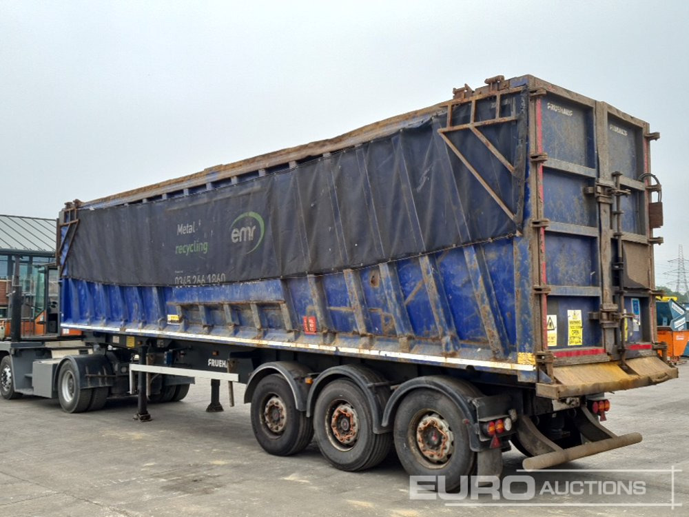 2017 Fruehauf Tri Axle Bulk Tipping Trailer, Easy Sheet - Félpótkocsi billenőplatós: 3 kép. 2017 Fruehauf Tri Axle Bulk Tipping Trailer, Easy Sheet - Félpótkocsi billenőplatós: 3 kép.