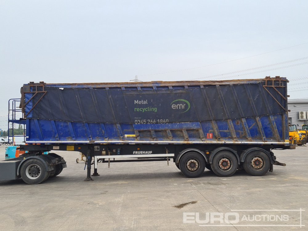 2017 Fruehauf Tri Axle Bulk Tipping Trailer, Easy Sheet - Félpótkocsi billenőplatós: 2 kép. 2017 Fruehauf Tri Axle Bulk Tipping Trailer, Easy Sheet - Félpótkocsi billenőplatós: 2 kép.