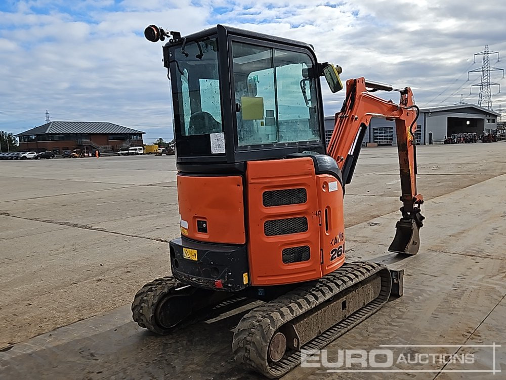 2017 Hitachi ZX26U-5A CR - Minikotró: 5 kép. 2017 Hitachi ZX26U-5A CR - Minikotró: 5 kép.