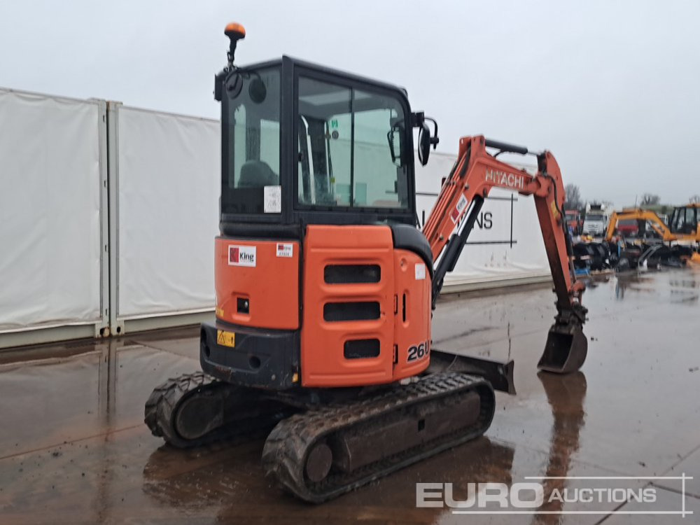 2017 Hitachi ZX26U-5A CR - Minikotró: 5 kép. 2017 Hitachi ZX26U-5A CR - Minikotró: 5 kép.