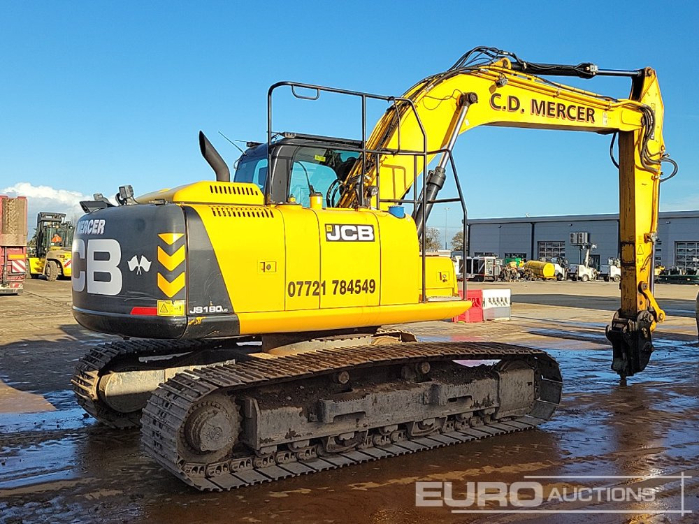 2017 JCB JS180LC - Lánctalpas kotró: 5 kép. 2017 JCB JS180LC - Lánctalpas kotró: 5 kép.