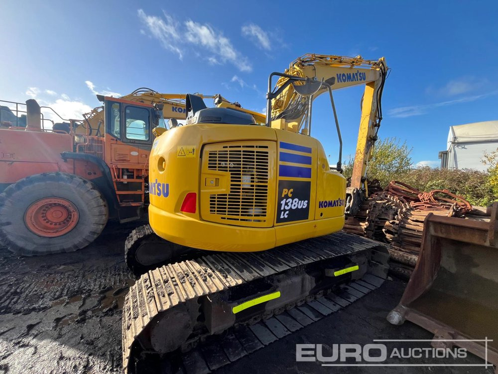 2017 Komatsu PC138US-11 - Lánctalpas kotró: 4 kép. 2017 Komatsu PC138US-11 - Lánctalpas kotró: 4 kép.