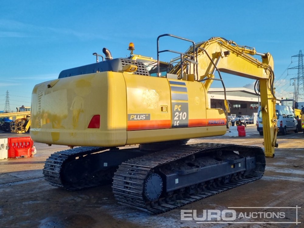 2017 Komatsu PC210LC-10 - Lánctalpas kotró: 5 kép. 2017 Komatsu PC210LC-10 - Lánctalpas kotró: 5 kép.