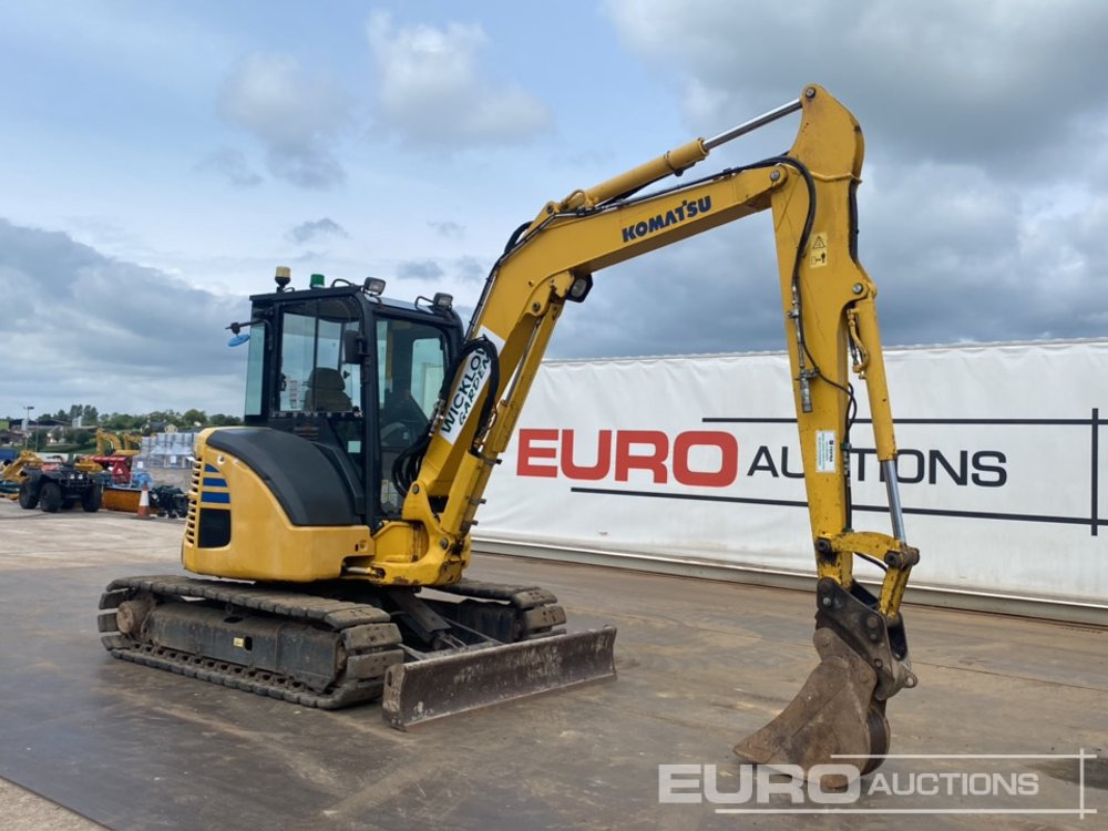 Minikotró 2017 Komatsu PC55MR-3: 7 kép.