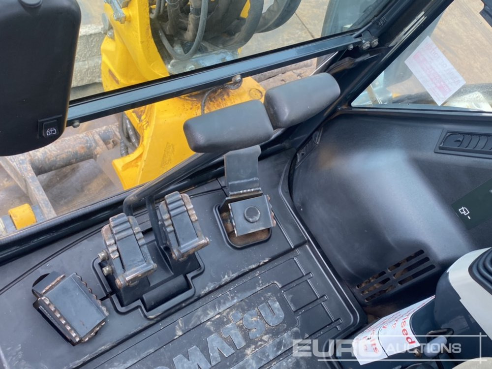 Minikotró 2017 Komatsu PC55MR-3: 35 kép.