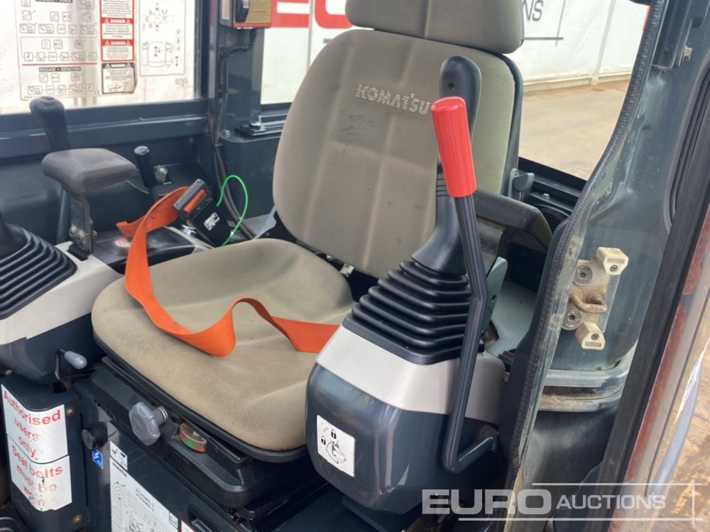 Minikotró 2017 Komatsu PC55MR-3: 36 kép.