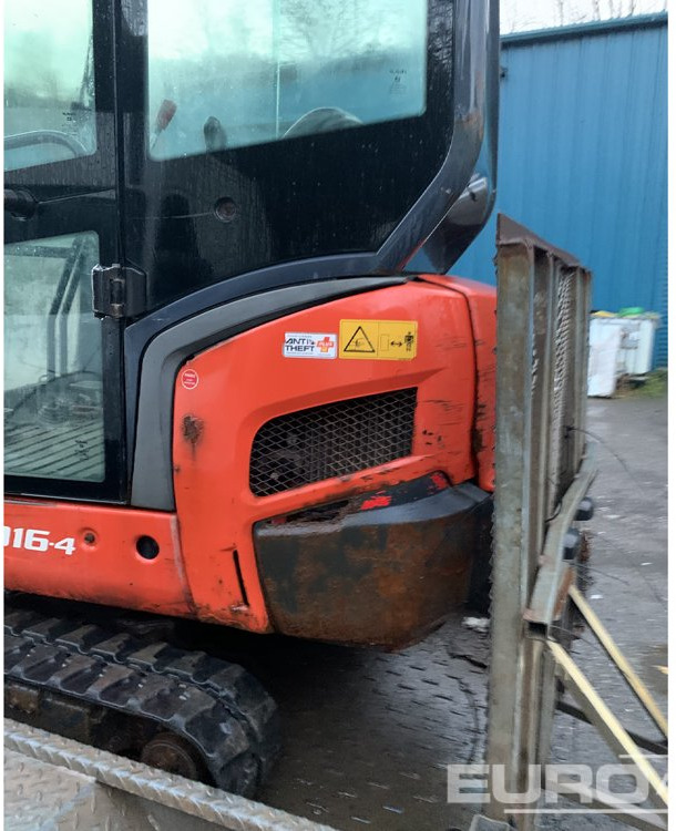 2017 Kubota KX016-4 - Minikotró: 5 kép. 2017 Kubota KX016-4 - Minikotró: 5 kép.