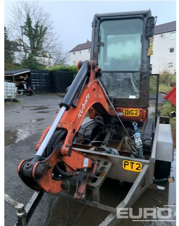 2017 Kubota KX016-4 - Minikotró: 1 kép. 2017 Kubota KX016-4 - Minikotró: 1 kép.