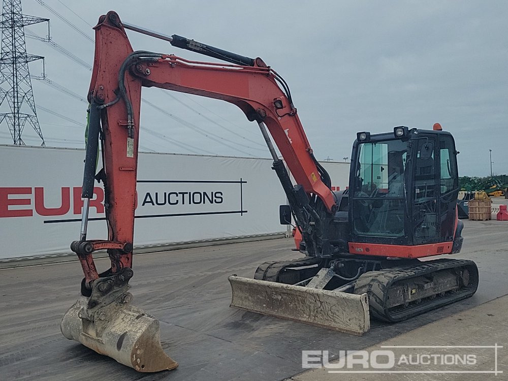 2017 Kubota KX080-4A - Minikotró: 1 kép. 2017 Kubota KX080-4A - Minikotró: 1 kép.