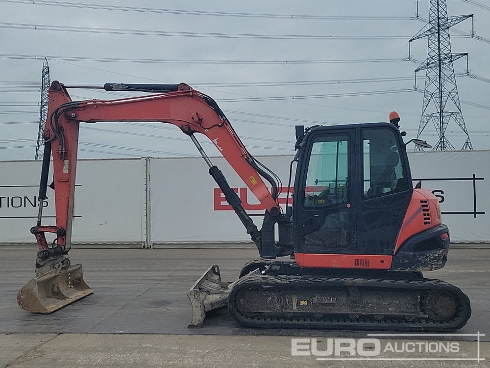 2017 Kubota KX080-4A - Minikotró: 2 kép. 2017 Kubota KX080-4A - Minikotró: 2 kép.