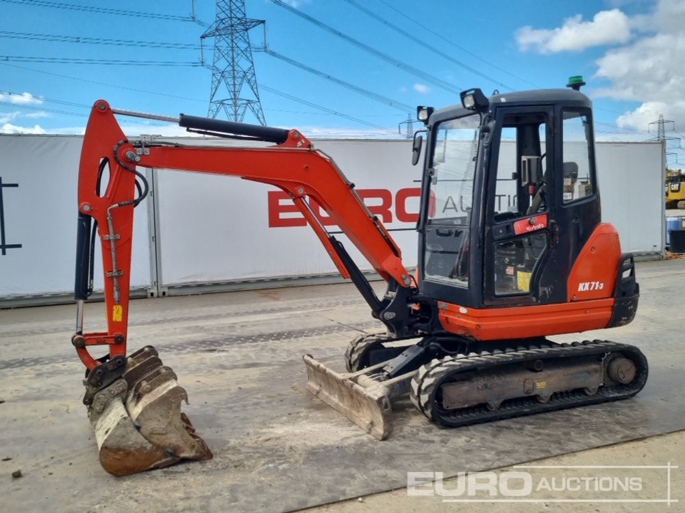 2017 Kubota KX71-3 - Minikotró: 1 kép. 2017 Kubota KX71-3 - Minikotró: 1 kép.