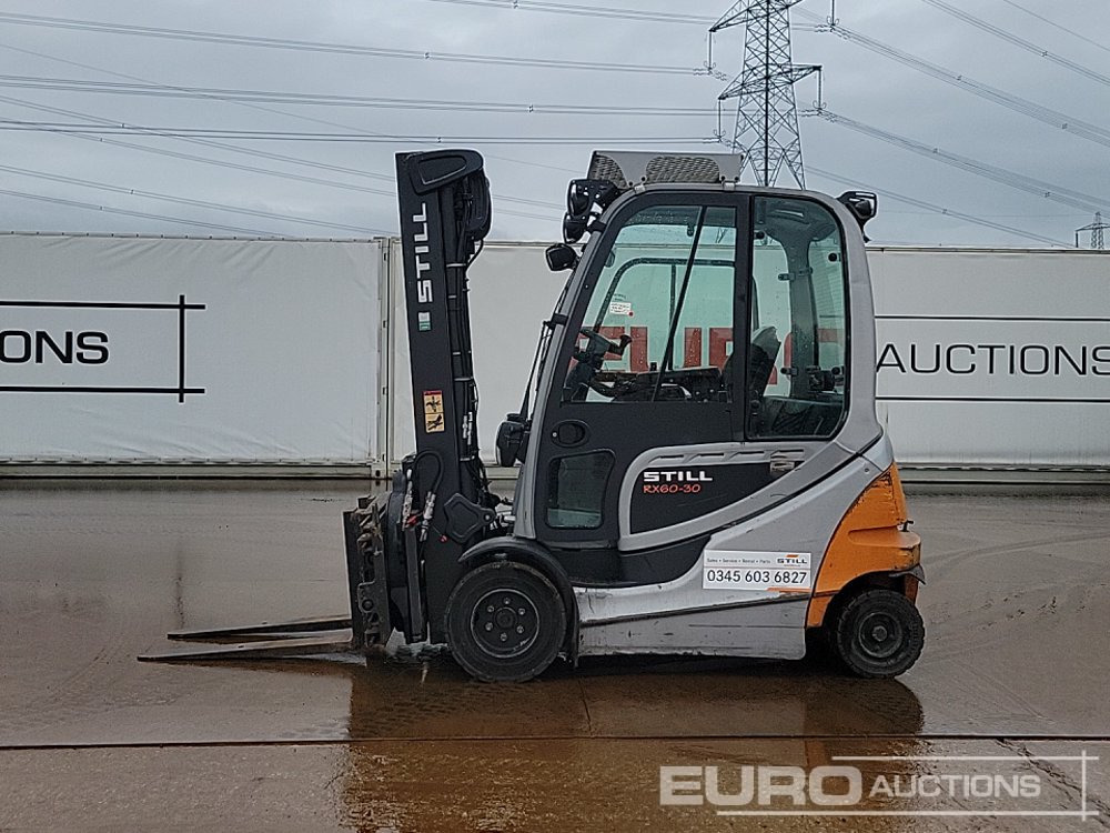 2017 Still RX60-30 - Villás targonca: 2 kép. 2017 Still RX60-30 - Villás targonca: 2 kép.