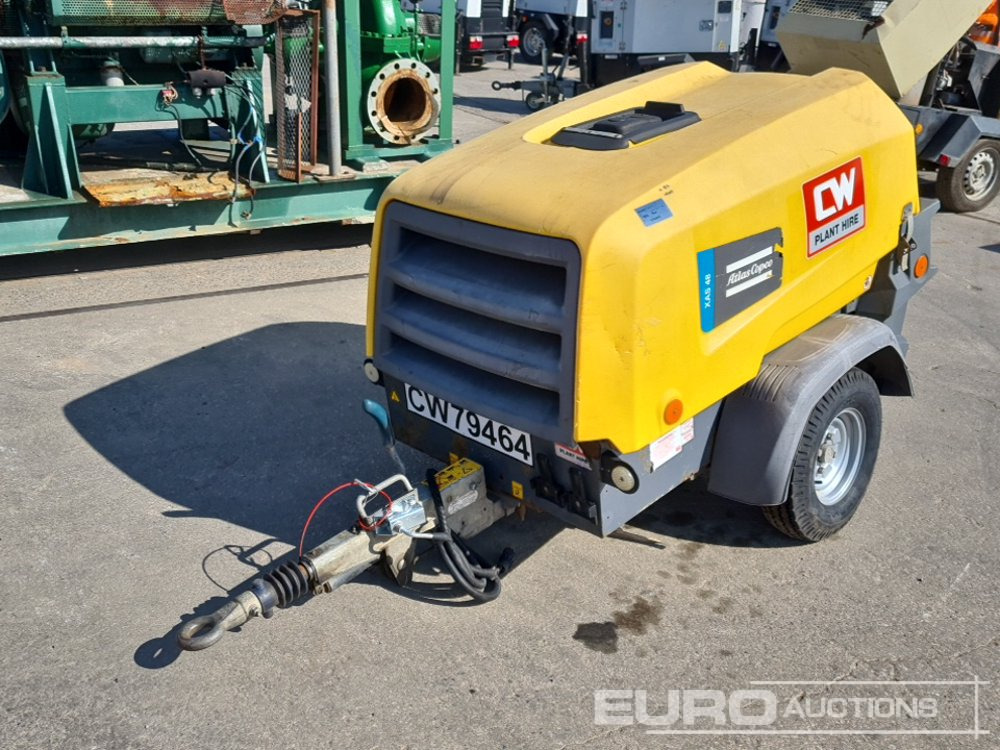 2018 Atlas Copco XAS 48 - Légkompresszor: 1 kép. 2018 Atlas Copco XAS 48 - Légkompresszor: 1 kép.