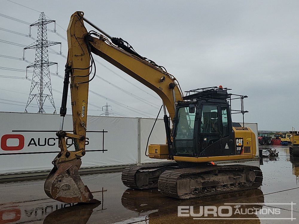 2018 CAT 313FLGC - Lánctalpas kotró: 1 kép. 2018 CAT 313FLGC - Lánctalpas kotró: 1 kép.