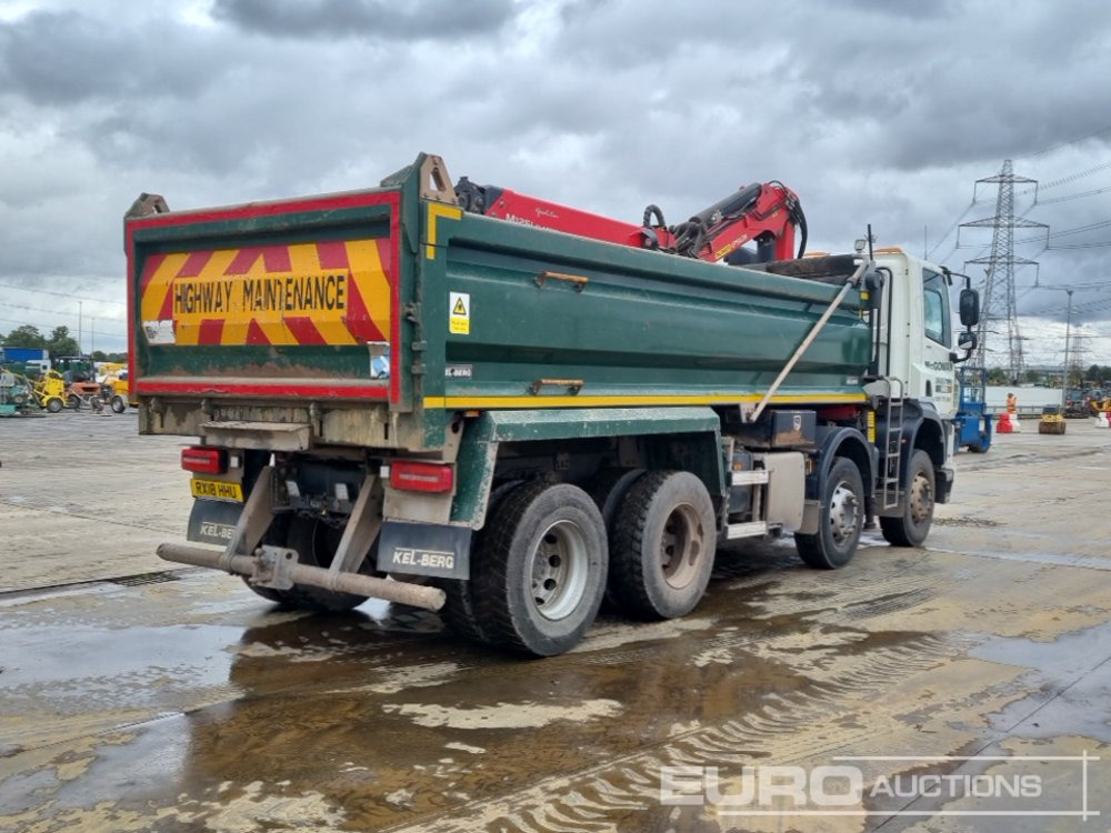 2018 DAF CF - Billenőplatós teherautó, Darus autó: 5 kép. 2018 DAF CF - Billenőplatós teherautó, Darus autó: 5 kép.