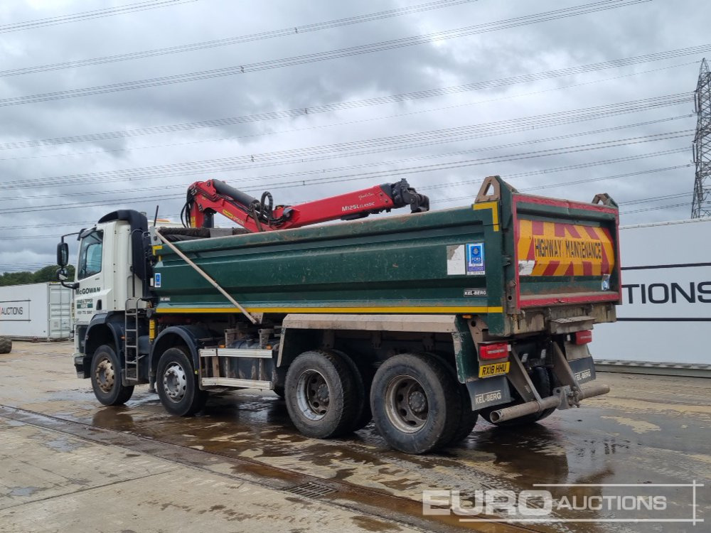 2018 DAF CF - Billenőplatós teherautó, Darus autó: 3 kép. 2018 DAF CF - Billenőplatós teherautó, Darus autó: 3 kép.