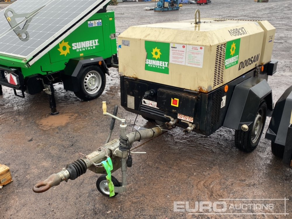 2018 Doosan 741 - Légkompresszor: 1 kép. 2018 Doosan 741 - Légkompresszor: 1 kép.