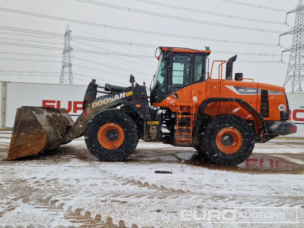 2018 Doosan DL350-5 - Gumikerekes homlokrakodó: 2 kép. 2018 Doosan DL350-5 - Gumikerekes homlokrakodó: 2 kép.