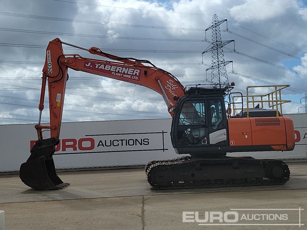 2018 Hitachi ZX210LC-6 - Lánctalpas kotró: 2 kép. 2018 Hitachi ZX210LC-6 - Lánctalpas kotró: 2 kép.