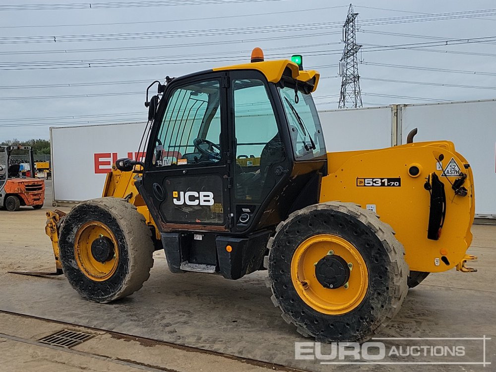 2018 JCB 531-70 - Teleszkópos rakodó: 3 kép. 2018 JCB 531-70 - Teleszkópos rakodó: 3 kép.