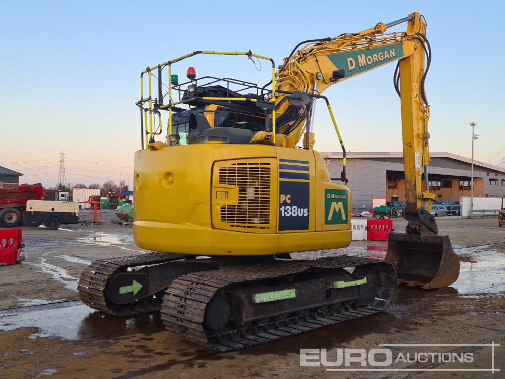 2018 Komatsu PC138US-11 - Lánctalpas kotró: 5 kép. 2018 Komatsu PC138US-11 - Lánctalpas kotró: 5 kép.