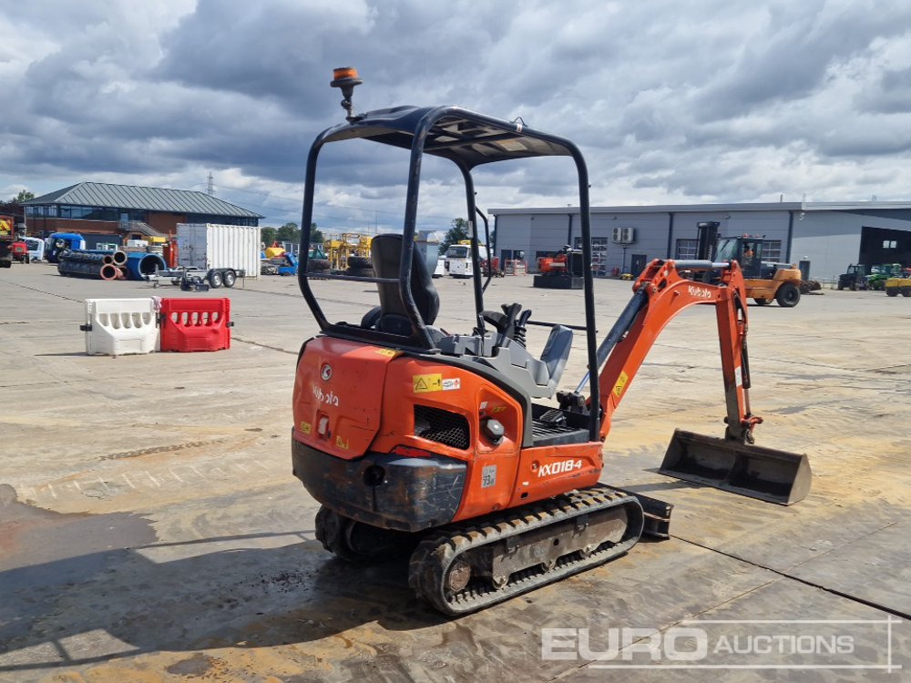 2018 Kubota KX018-4 - Minikotró: 5 kép. 2018 Kubota KX018-4 - Minikotró: 5 kép.