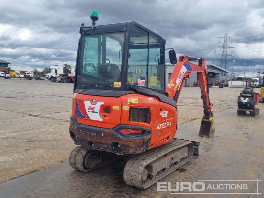 2018 Kubota KX027-4 - Minikotró: 5 kép. 2018 Kubota KX027-4 - Minikotró: 5 kép.