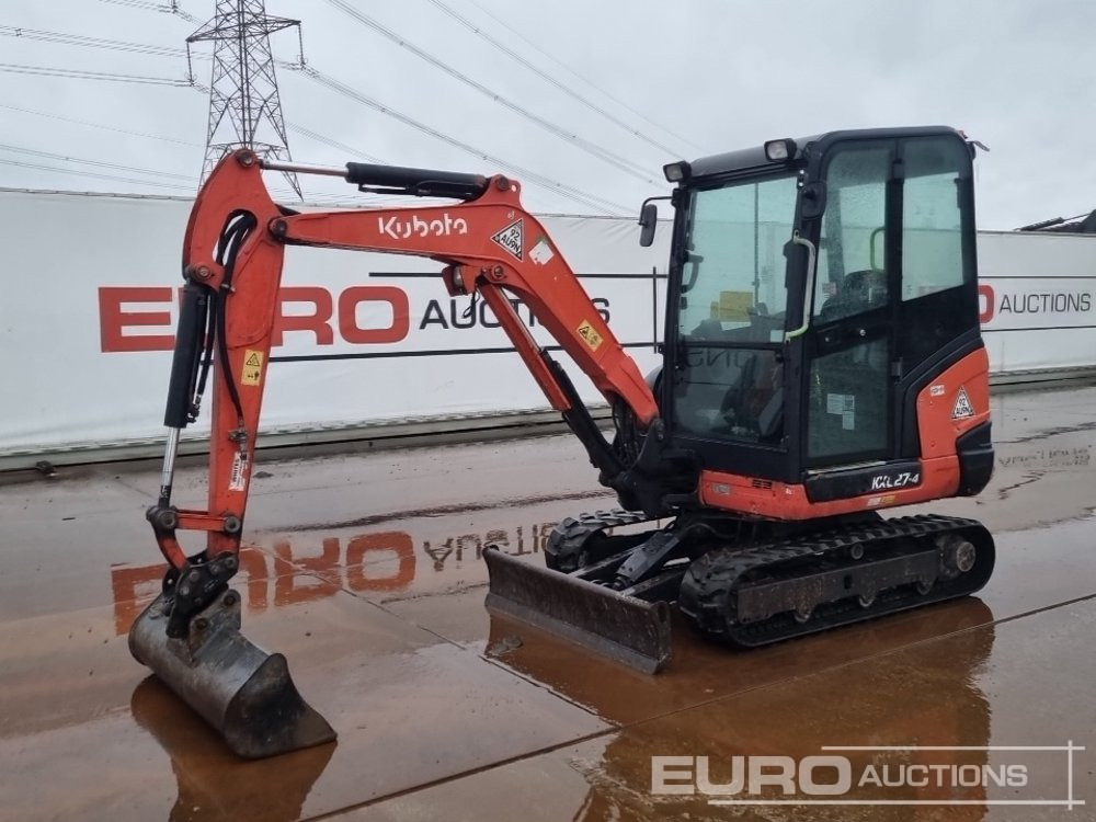 2018 Kubota KX027-4 - Minikotró: 1 kép. 2018 Kubota KX027-4 - Minikotró: 1 kép.