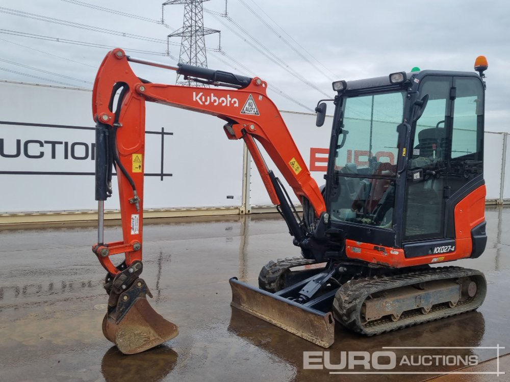 2018 Kubota KX027-4 - Minikotró: 1 kép. 2018 Kubota KX027-4 - Minikotró: 1 kép.
