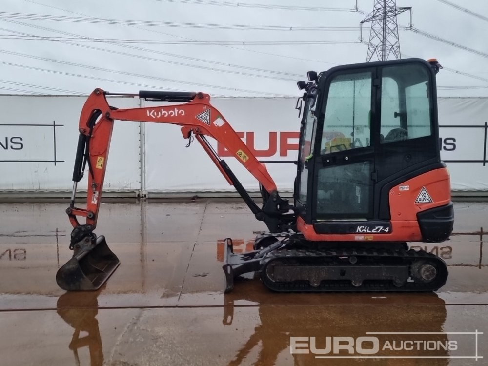 2018 Kubota KX027-4 - Minikotró: 2 kép. 2018 Kubota KX027-4 - Minikotró: 2 kép.
