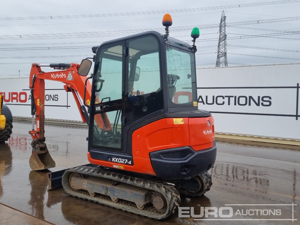 2018 Kubota KX027-4 - Minikotró: 3 kép. 2018 Kubota KX027-4 - Minikotró: 3 kép.