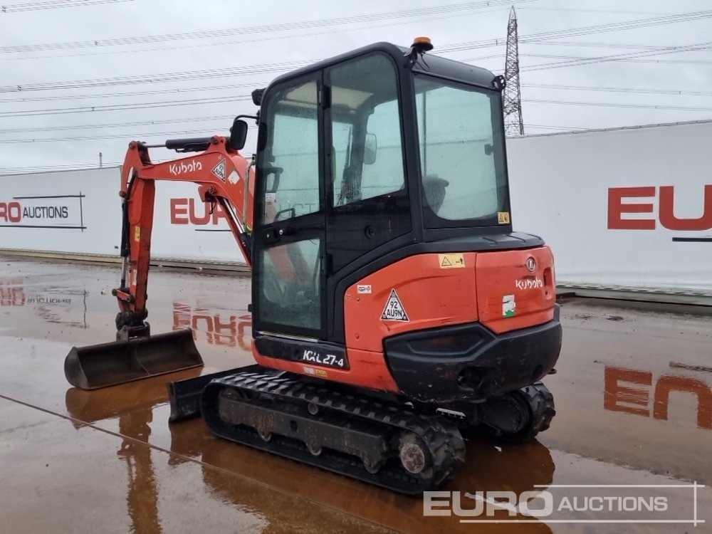 2018 Kubota KX027-4 - Minikotró: 3 kép. 2018 Kubota KX027-4 - Minikotró: 3 kép.