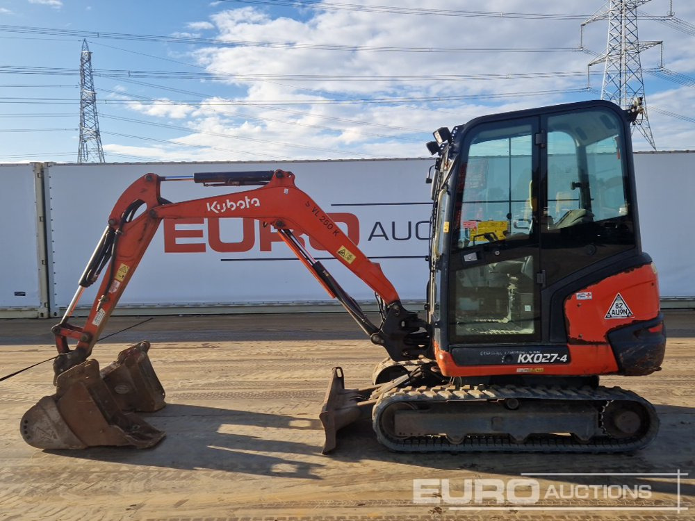 2018 Kubota KX027-4 - Minikotró: 2 kép. 2018 Kubota KX027-4 - Minikotró: 2 kép.