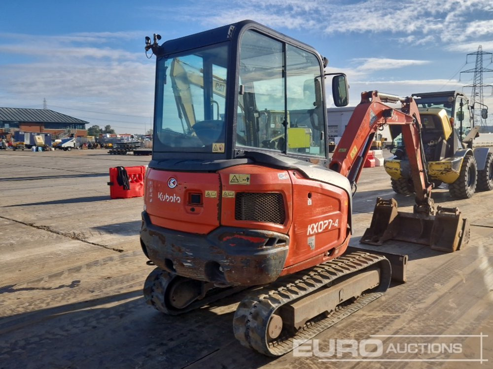 2018 Kubota KX027-4 - Minikotró: 5 kép. 2018 Kubota KX027-4 - Minikotró: 5 kép.