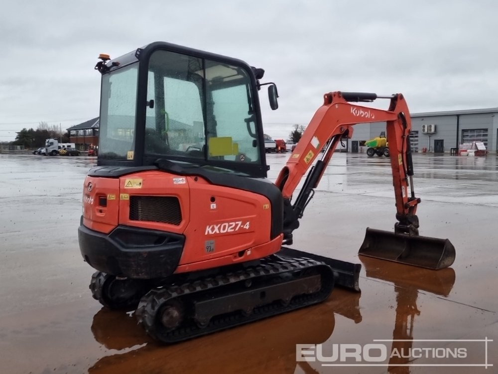 2018 Kubota KX027-4 - Minikotró: 5 kép. 2018 Kubota KX027-4 - Minikotró: 5 kép.