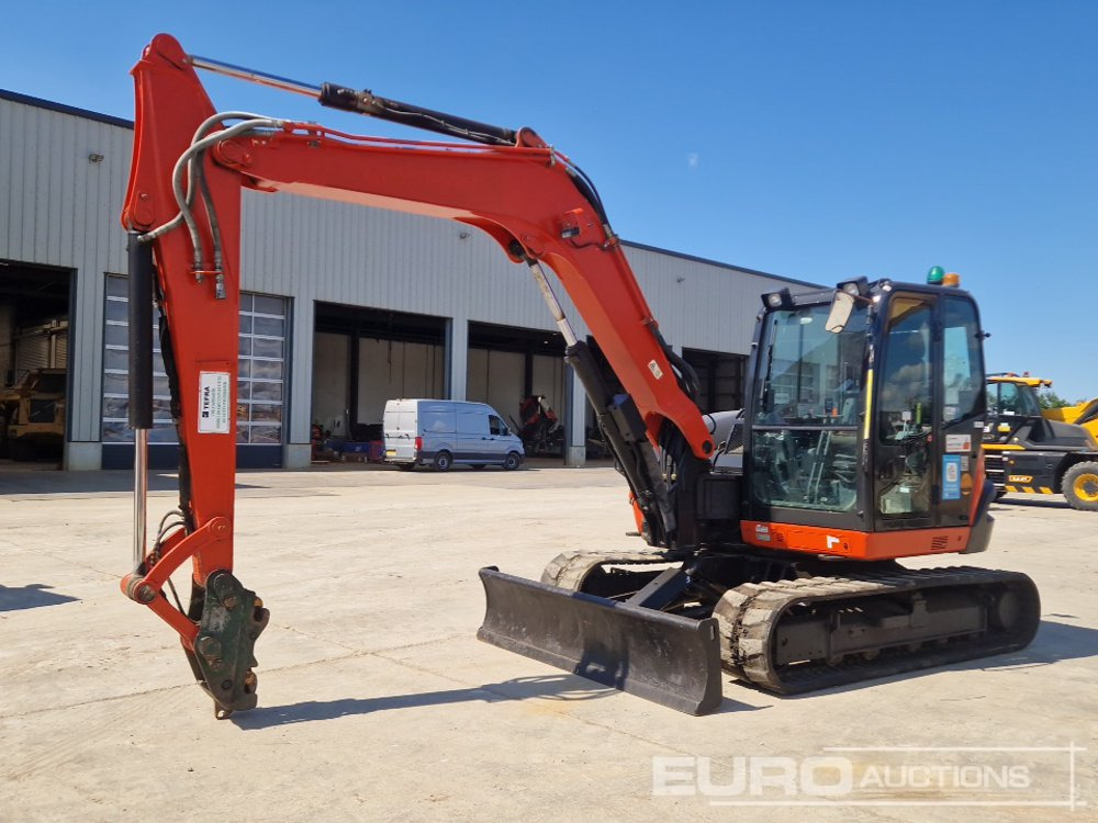 2018 Kubota KX080-4A - Minikotró: 1 kép. 2018 Kubota KX080-4A - Minikotró: 1 kép.